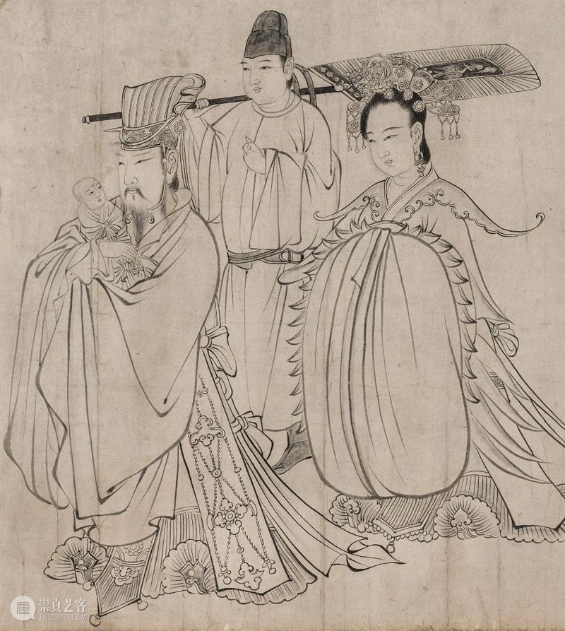 最能体现“吴带当风”的传世佳作 |《墨林典藏：吴道子送子天王图》 墨林 典藏 佳作 吴道子送子天王图》 今夏 台北故宫博物院 万众 重磅 书画 遗珠 崇真艺客