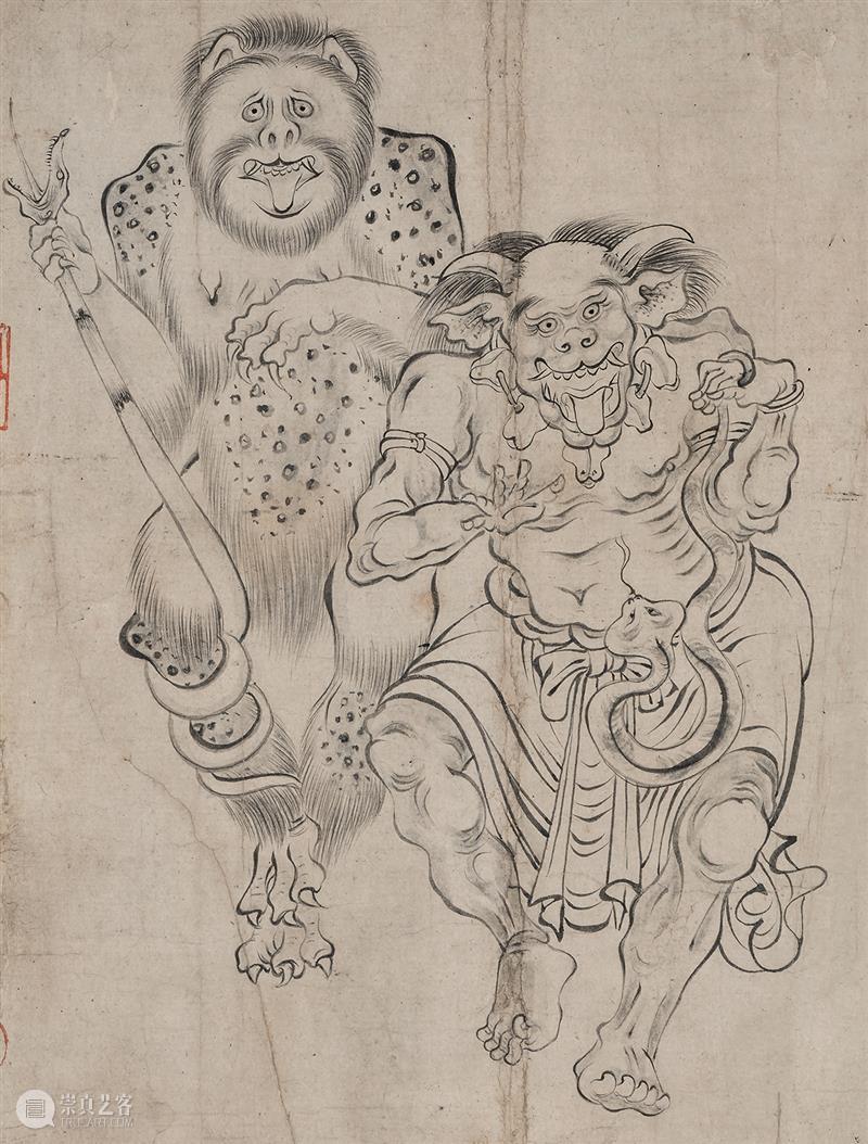 最能体现“吴带当风”的传世佳作 |《墨林典藏：吴道子送子天王图》 墨林 典藏 佳作 吴道子送子天王图》 今夏 台北故宫博物院 万众 重磅 书画 遗珠 崇真艺客