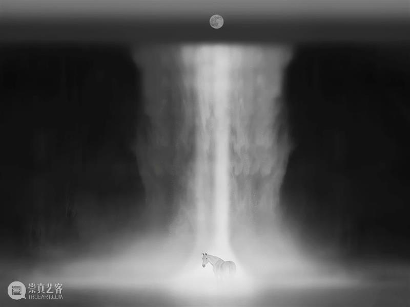 赵云 · 2021大理 ·《天马西极》 天马西极 赵云 大理 神交梦回 云奔腾 骏马 云雾 高山 日月 现实 崇真艺客