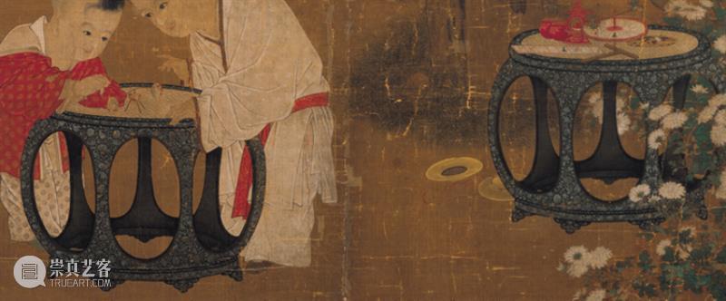 梦回宋代幼儿园 | 关于《秋庭戏婴图》中器物的研究 秋庭戏婴图 器物 幼儿园 庭院 枣红 儿童 丹青讵 寓意 原存 乾隆 崇真艺客