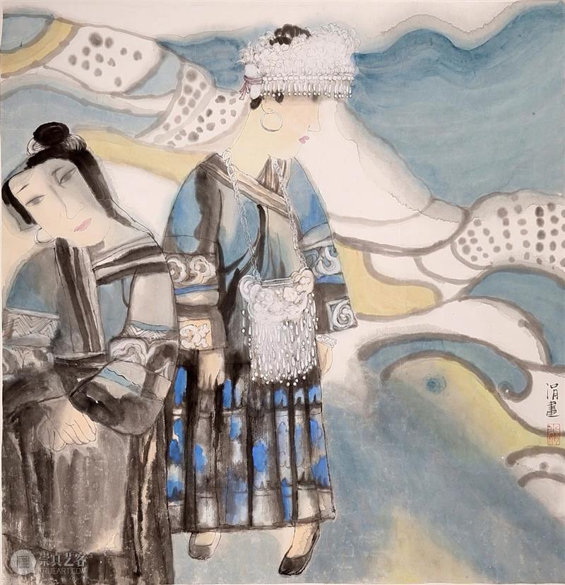 敬华网拍丨当代水墨书画专场46  敬华拍卖 敬华 水墨 书画 专场 二维码 范扬 松荫 设色纸本 韩敏 顽仙 崇真艺客