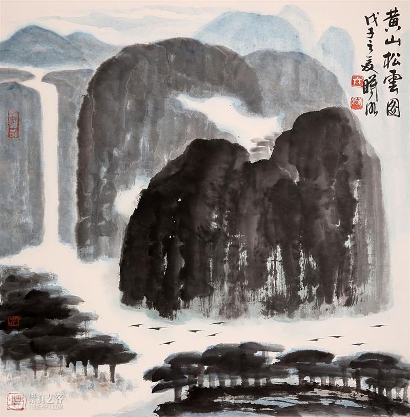 敬华网拍丨当代水墨书画专场46  敬华拍卖 敬华 水墨 书画 专场 二维码 范扬 松荫 设色纸本 韩敏 顽仙 崇真艺客