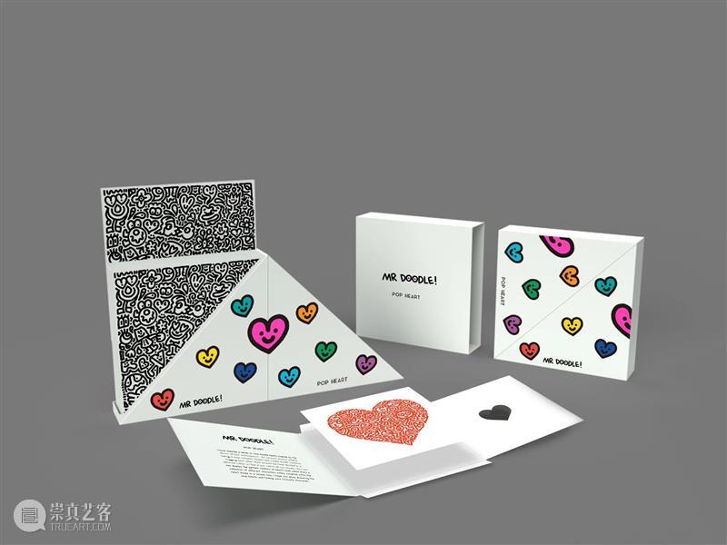 倒计时! Mr Doodle全新限量版《Pop Heart》版画将在今日正式发售 Heart Doodle 版画 限量版 倒计时 系列 北京时间 伦敦 时间 纽约 崇真艺客