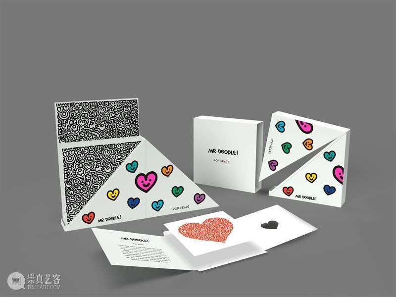 倒计时! Mr Doodle全新限量版《Pop Heart》版画将在今日正式发售 Heart Doodle 版画 限量版 倒计时 系列 北京时间 伦敦 时间 纽约 崇真艺客