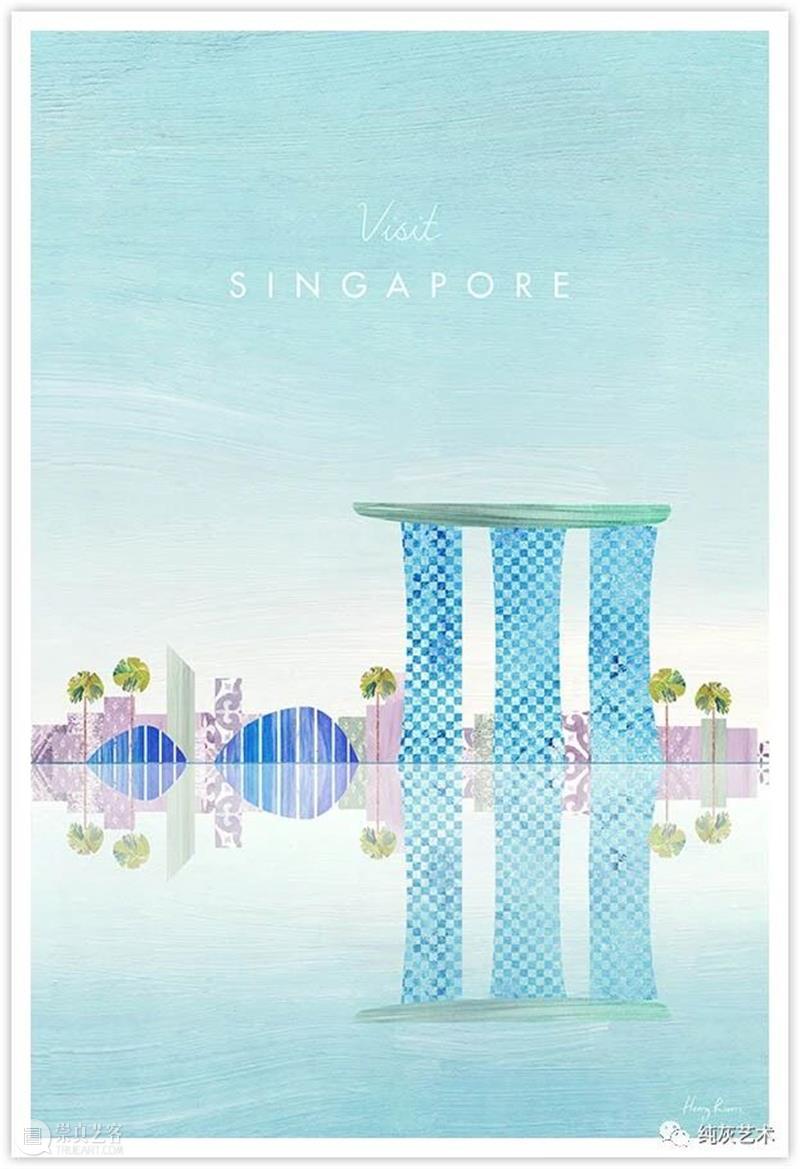 极简复古城市海报 海报 城市 极简 英国 插画家 Rivers 现代 世界上 地区 作品 崇真艺客