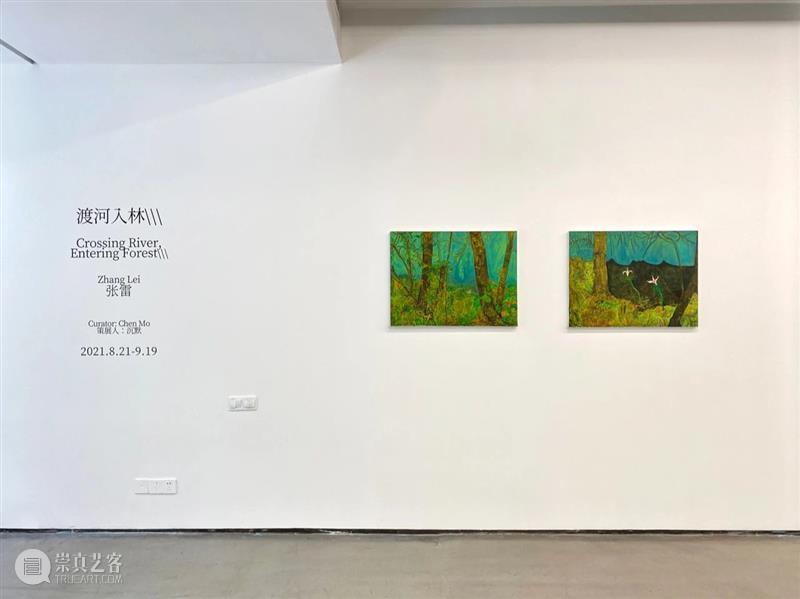 逸空间｜疫情防控期间观展须知 空间 疫情 期间 渡河入林 现场 张雷 Lei 布面 油画 百合 崇真艺客