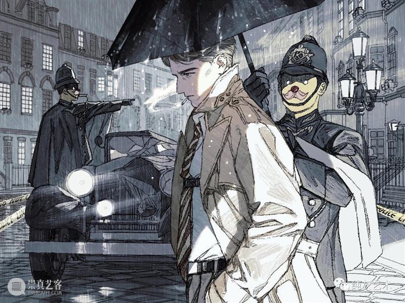 有故事感的型男插画 故事感 型男 插画 韩国 插画师 画面 深意 故事 作品 往期 崇真艺客