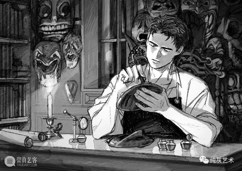 有故事感的型男插画 故事感 型男 插画 韩国 插画师 画面 深意 故事 作品 往期 崇真艺客