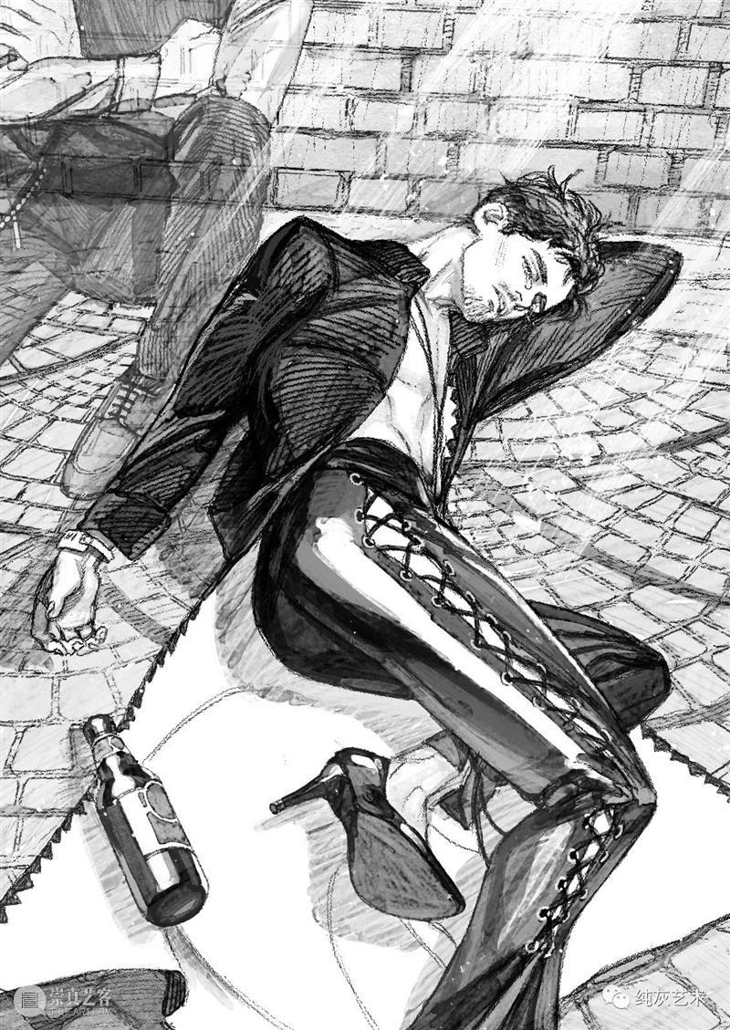 有故事感的型男插画 故事感 型男 插画 韩国 插画师 画面 深意 故事 作品 往期 崇真艺客