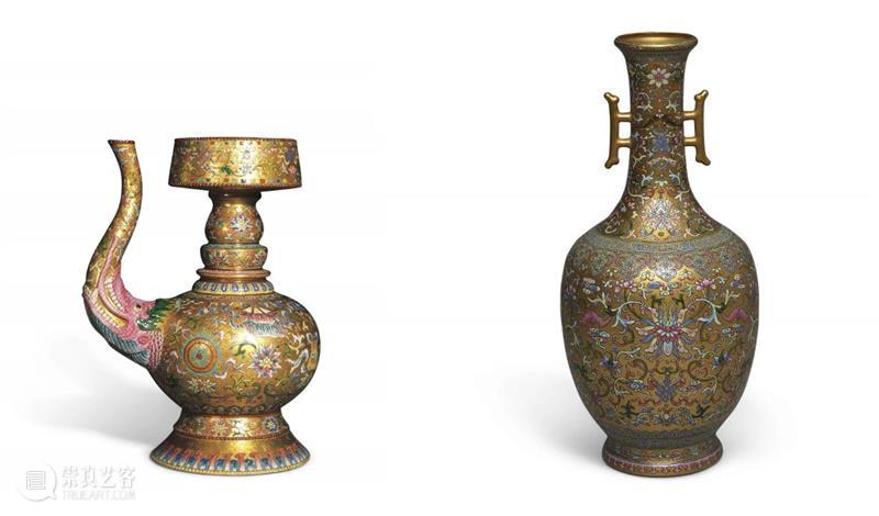 纽约亚洲艺术周领衔拍品 | 完整一套金地粉彩敬佛五供首现拍场 亚洲 艺术 拍品 金地 粉彩 纽约 蘇富比 瓷器 拍卖场 形制 崇真艺客