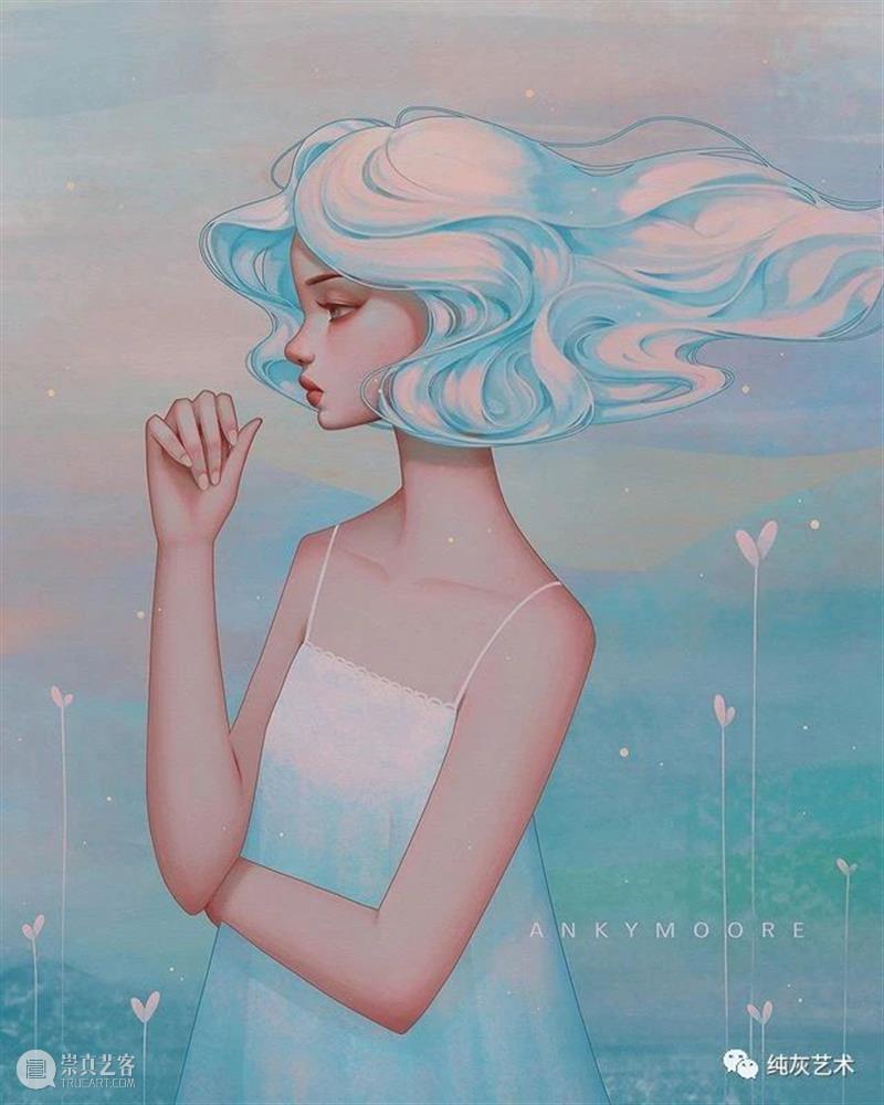 复古风的气质少女插画 插画 气质 少女 风格 色调 画面 笔下 女性 气场 人物 崇真艺客