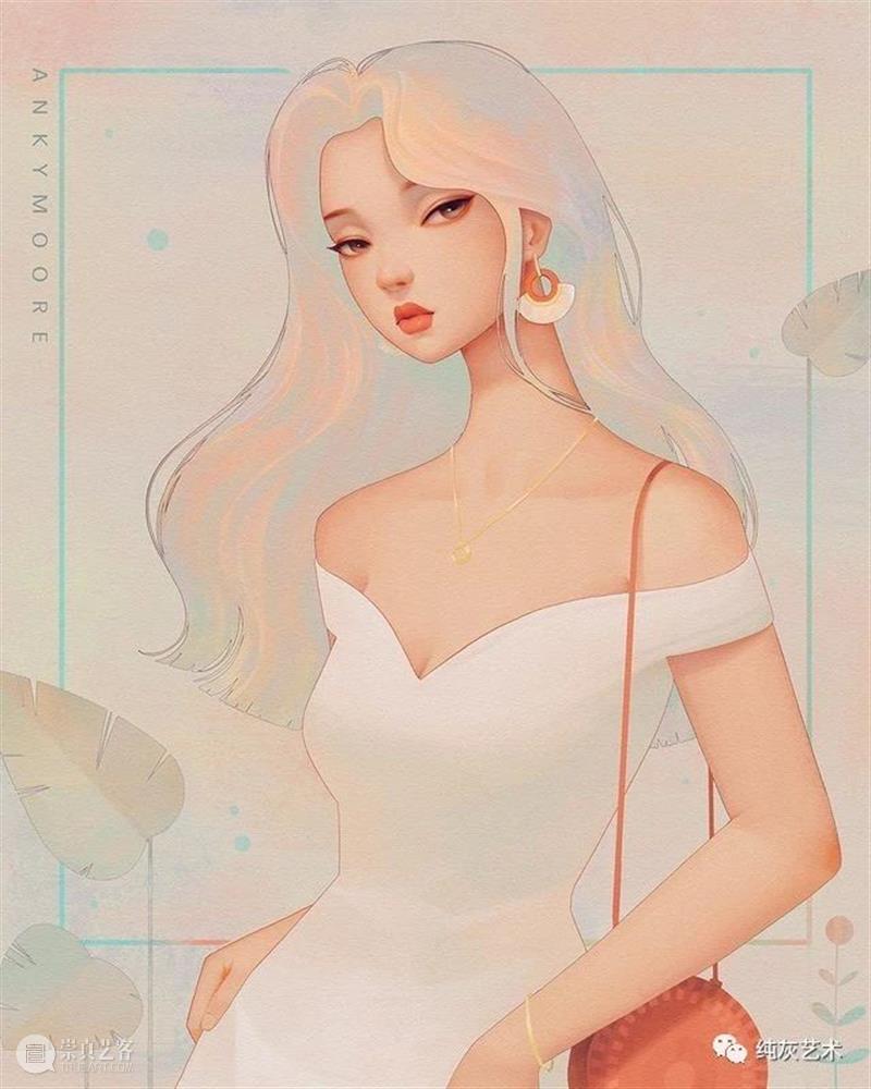 复古风的气质少女插画 插画 气质 少女 风格 色调 画面 笔下 女性 气场 人物 崇真艺客