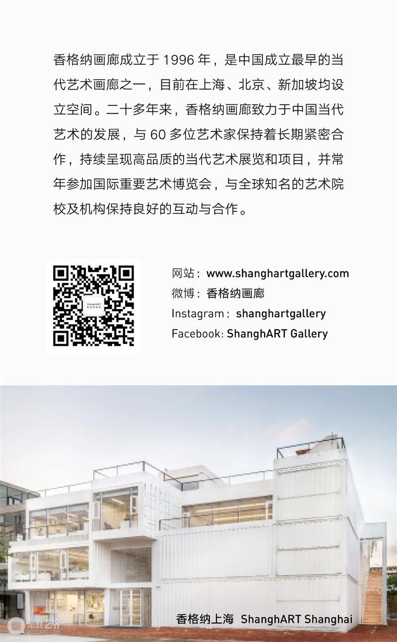 香格纳上海 | 闫冰《突然，一切清晰了起来》9月4日个展开幕 闫冰 上海 个展 香格纳 Yan Bing Opening Sat 展期 Tue 崇真艺客