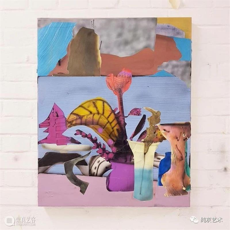色彩的碰撞衔接  纯灰艺术 色彩 德国 艺术家 Fabian Treibe 画作 室内 主题 现实 看法 崇真艺客