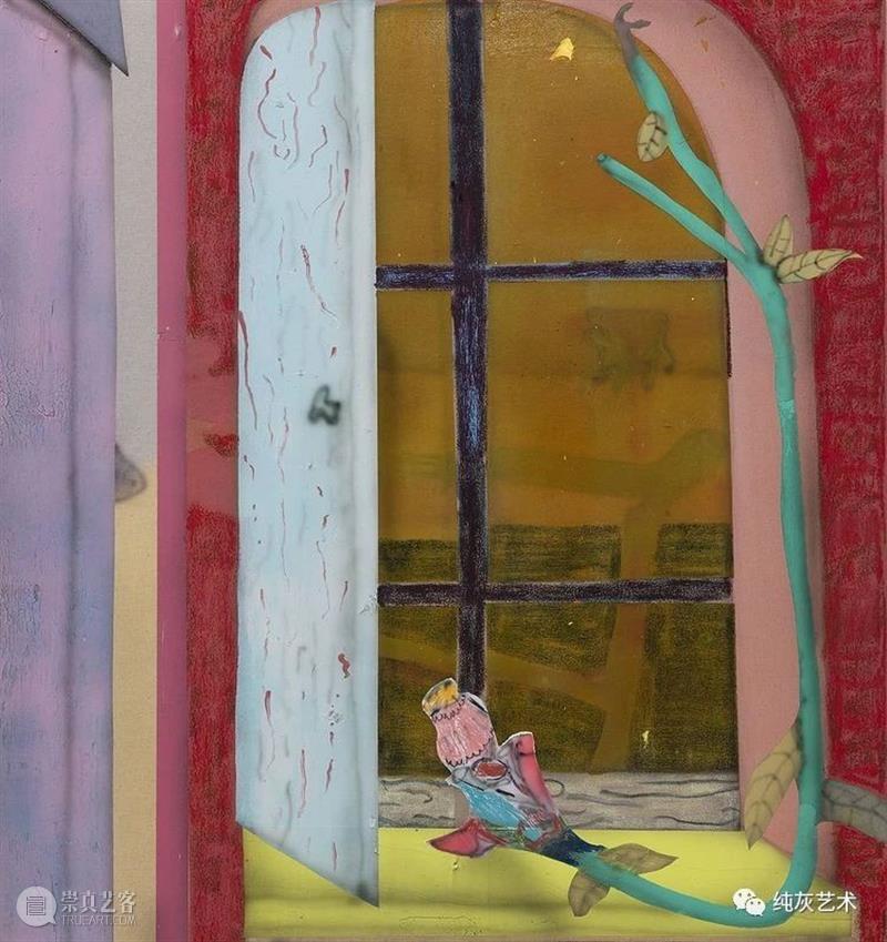 色彩的碰撞衔接  纯灰艺术 色彩 德国 艺术家 Fabian Treibe 画作 室内 主题 现实 看法 崇真艺客