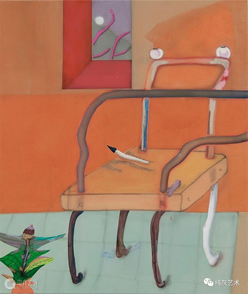 色彩的碰撞衔接  纯灰艺术 色彩 德国 艺术家 Fabian Treibe 画作 室内 主题 现实 看法 崇真艺客