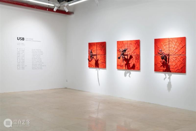 开幕现场 | “USB多端口链接展”第一站—没顶画廊 画廊 USB多端口 现场 USB 多端口 艺术家 策展人 蔡坚 王将 方阳 崇真艺客