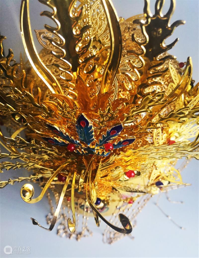 原创丨羊车洒咸上位的潘淑妃凤冠 潘淑妃 凤冠 上位 上方 青铜器 账号 规格 总长 左右 直径 崇真艺客