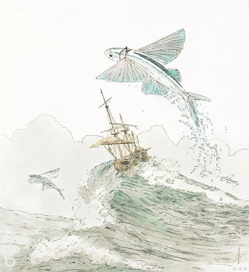 好久没见过这么细腻的笔触了，淡淡的色彩配上魔幻的设计，真厉害！ 笔触 色彩 魔幻 END 崇真艺客