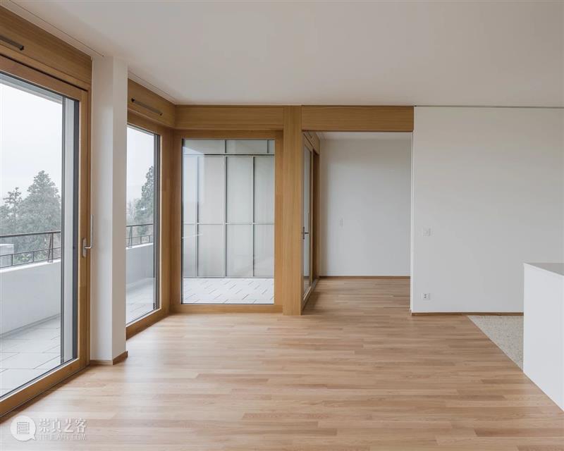 水平性，洛桑街公寓扩建 / Lacroix Chessex 洛桑街 水平性 公寓 屋顶 项目 日内瓦 郊区 建筑 湖景房 负荷 崇真艺客