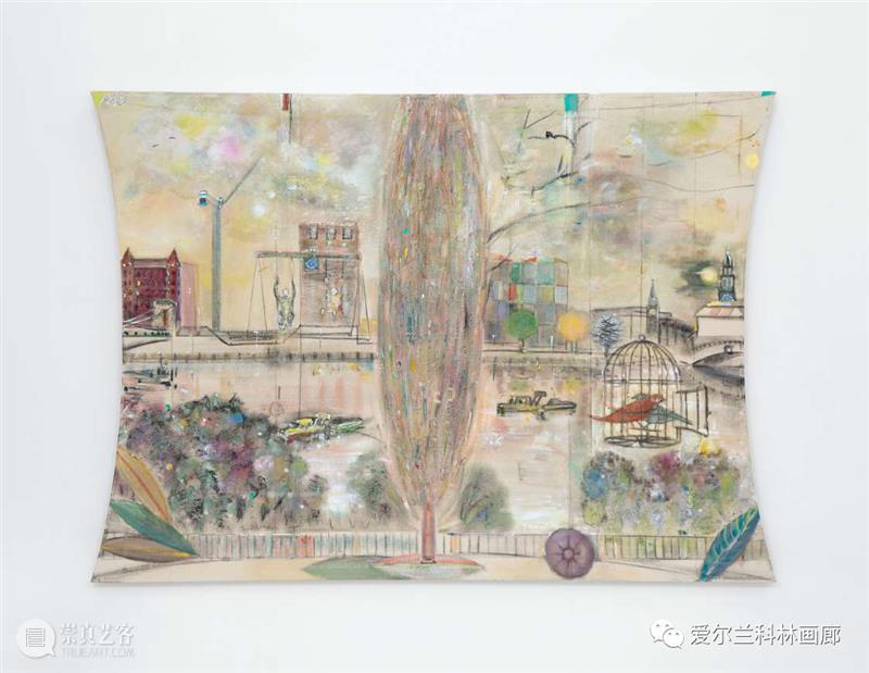 科林画廊 | 梅林·詹姆斯：窗 梅林 詹姆斯 画廊 科林 丙烯酸 介质 展期 格拉斯哥 克莱德河 附近 崇真艺客
