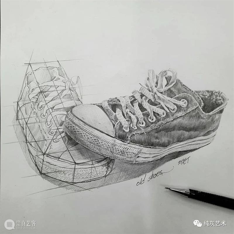 素描静物的结构和质感 素描 静物 结构 质感 韩国 艺术家 anjjaemi 作品 一幅画 细节 崇真艺客