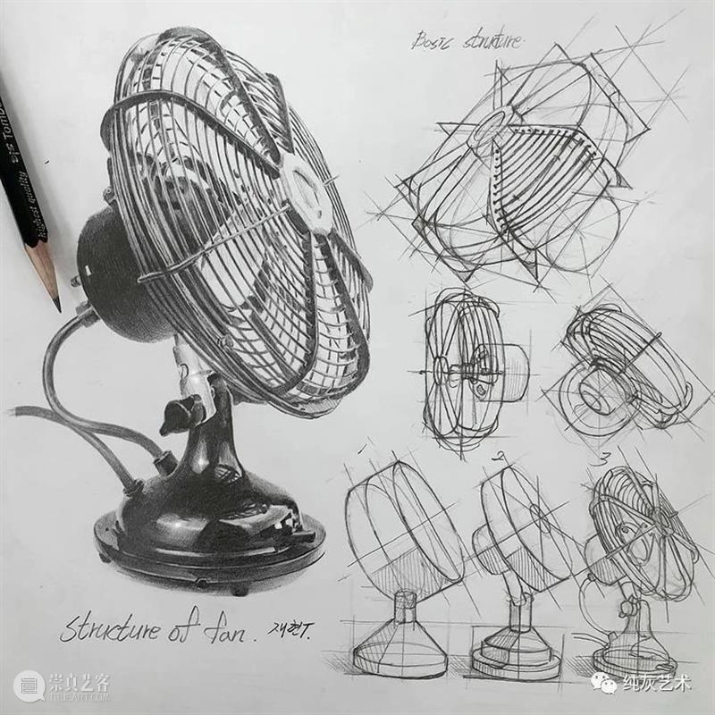 素描静物的结构和质感 素描 静物 结构 质感 韩国 艺术家 anjjaemi 作品 一幅画 细节 崇真艺客
