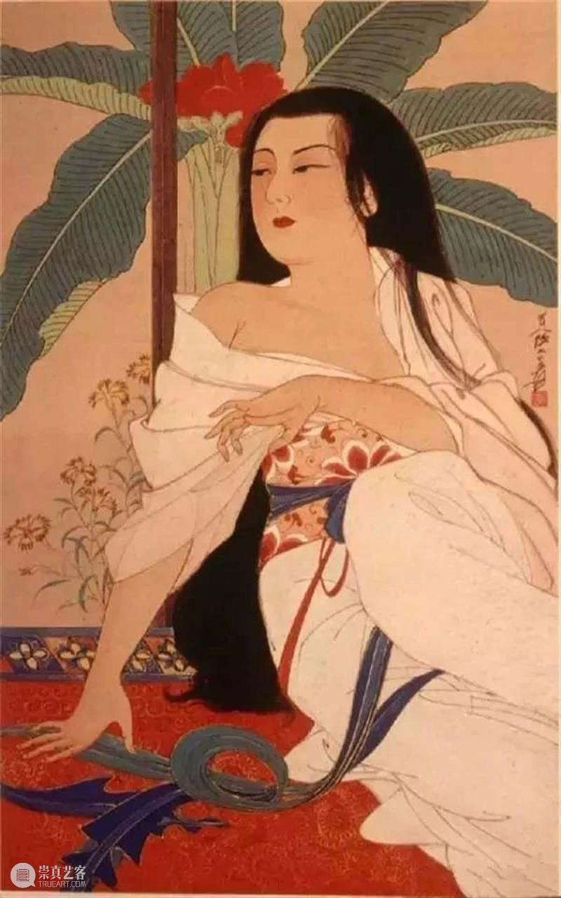 绘画 | 色彩华美、妍丽动人，张大千先生的人物画 张大千 色彩 妍丽 绘画 先生 人物画 上方 中国舞台美术学会 右上 星标 崇真艺客