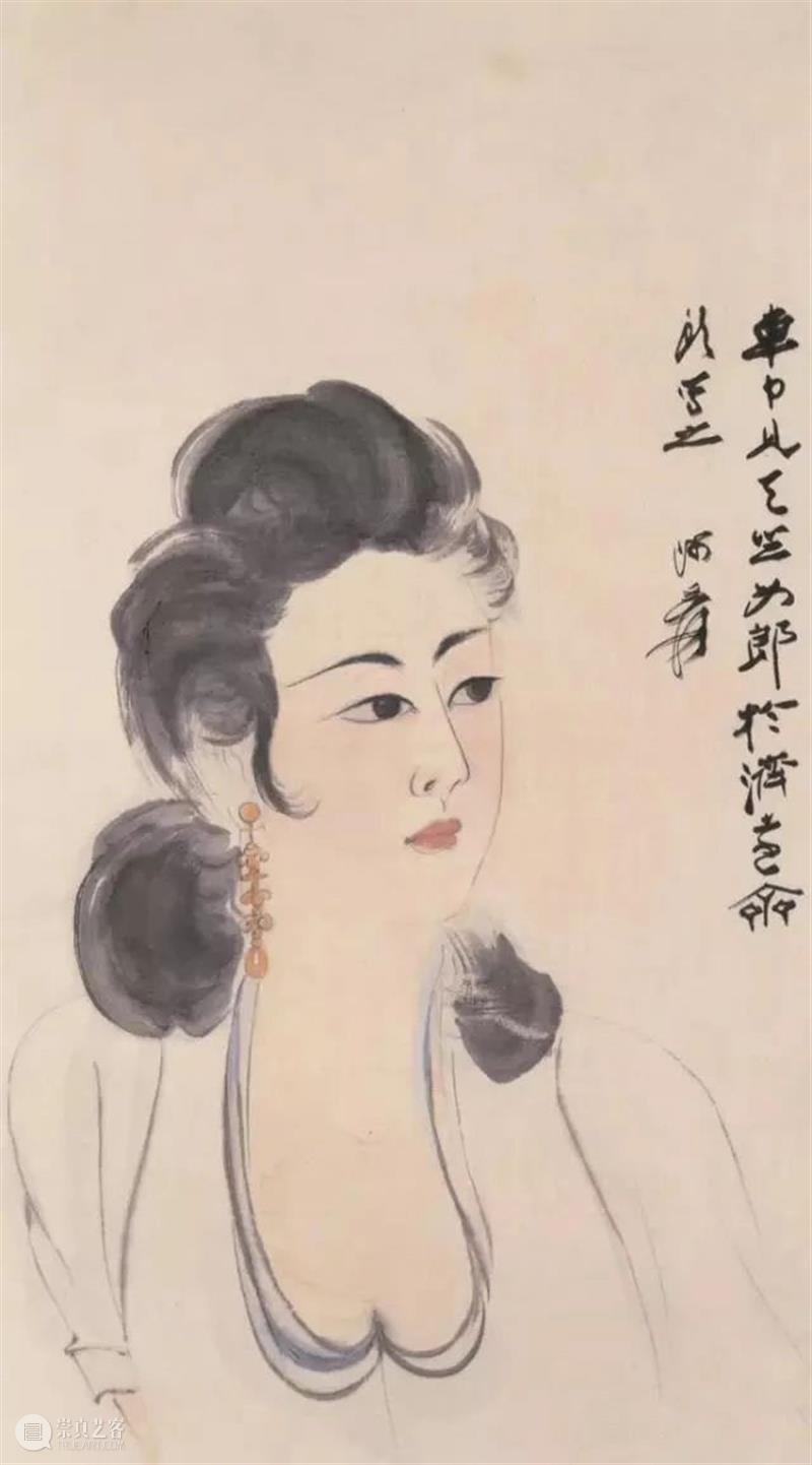 绘画 | 色彩华美、妍丽动人，张大千先生的人物画 张大千 色彩 妍丽 绘画 先生 人物画 上方 中国舞台美术学会 右上 星标 崇真艺客