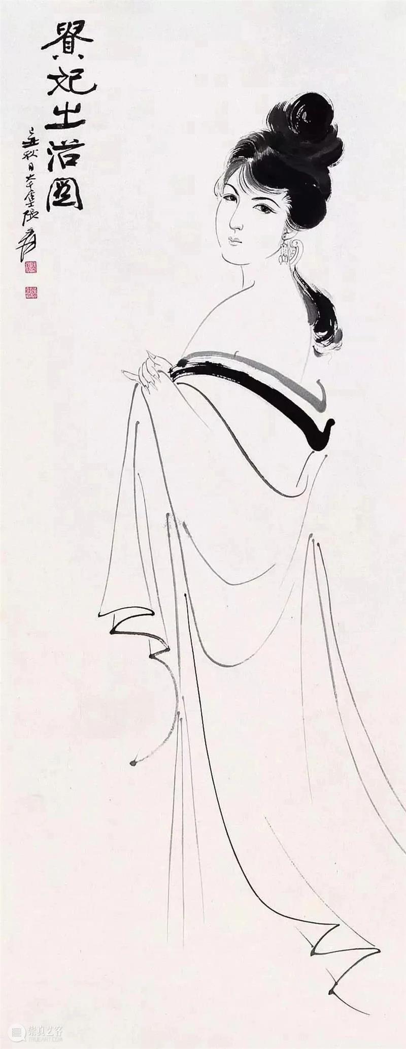 绘画 | 色彩华美、妍丽动人，张大千先生的人物画 张大千 色彩 妍丽 绘画 先生 人物画 上方 中国舞台美术学会 右上 星标 崇真艺客