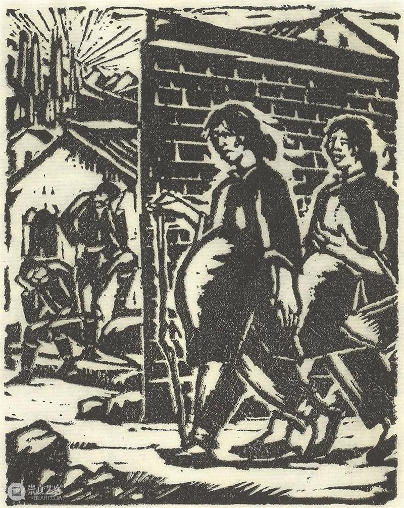 现在新的，年青的，没有名的作家的作品站在这里了 ｜浙江版画百年 · 1910年代-1940年代 版画 作家 作品 浙江 浙江省立第一师范学校 教员 李叔同 理念 乐石社 漫画会 崇真艺客