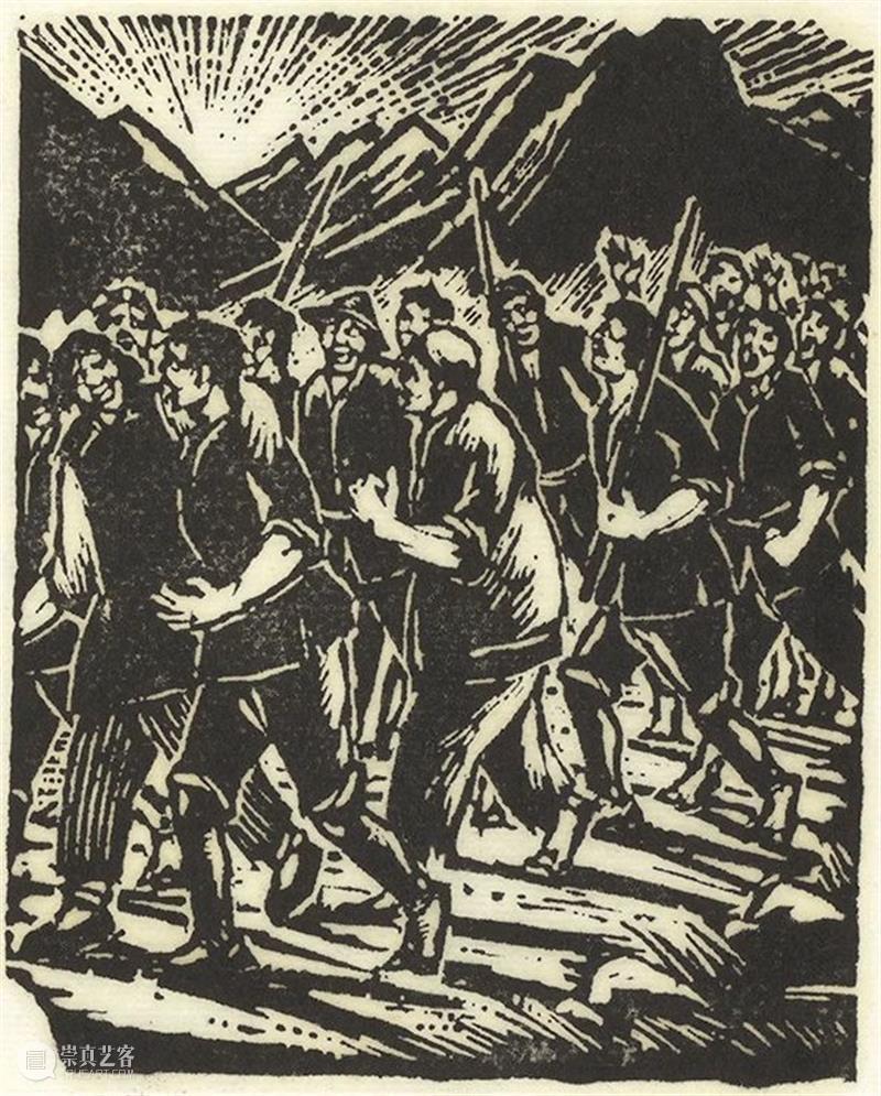 现在新的，年青的，没有名的作家的作品站在这里了 ｜浙江版画百年 · 1910年代-1940年代 版画 作家 作品 浙江 浙江省立第一师范学校 教员 李叔同 理念 乐石社 漫画会 崇真艺客