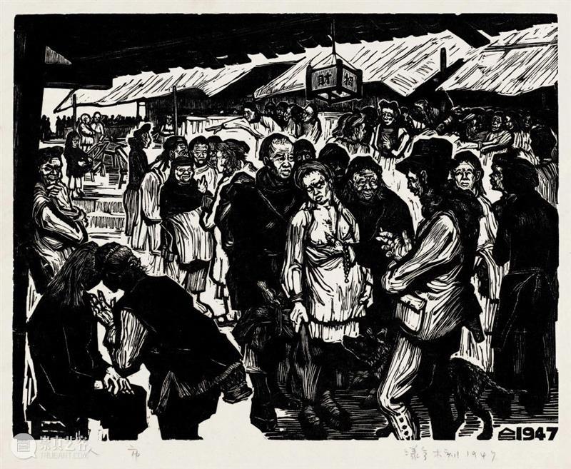 现在新的,年青的,没有名的作家的作品站在这里了 |浙江版画百年 · 1910年代-1940年代 版画 作家 作品 浙江 浙江省立第一师范学校 教员 李叔同 理念 乐石社 漫画会 崇真艺客