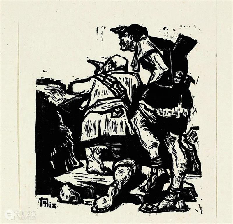 现在新的，年青的，没有名的作家的作品站在这里了 ｜浙江版画百年 · 1910年代-1940年代 版画 作家 作品 浙江 浙江省立第一师范学校 教员 李叔同 理念 乐石社 漫画会 崇真艺客