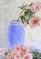 浑浑浊世中独自灿烂的寒菊|细看潘玉良《窗前的自画像》中的六个局部 寒菊 窗前的自画像 潘玉良 局部 浑浑 花丛 篱趣 枝头 何曾吹落北风 郑思肖 崇真艺客