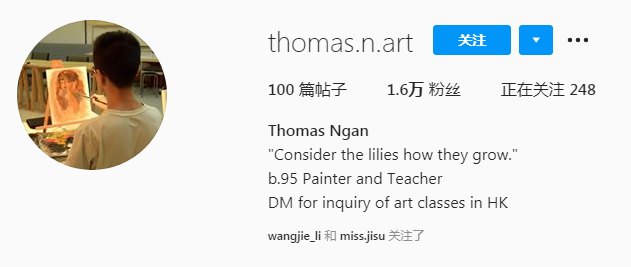 太夸张了吧，超级美的人物头像写生！ —— Thomas Ngan 人物 头像 Thomas Ngan END 崇真艺客