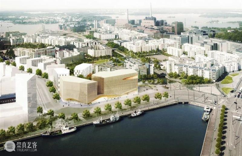 建筑丨芬兰Wood city，「Supercell」的木结构总部大楼 Supercell 芬兰 总部 大楼 city 木结构 建筑 上方 中国 舞台 崇真艺客