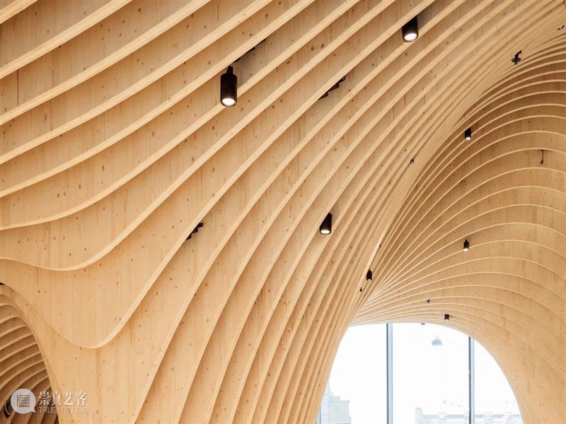 建筑丨芬兰Wood city,「Supercell」的木结构总部大楼 Supercell 芬兰 总部 大楼 city 木结构 建筑 上方 中国 舞台 崇真艺客
