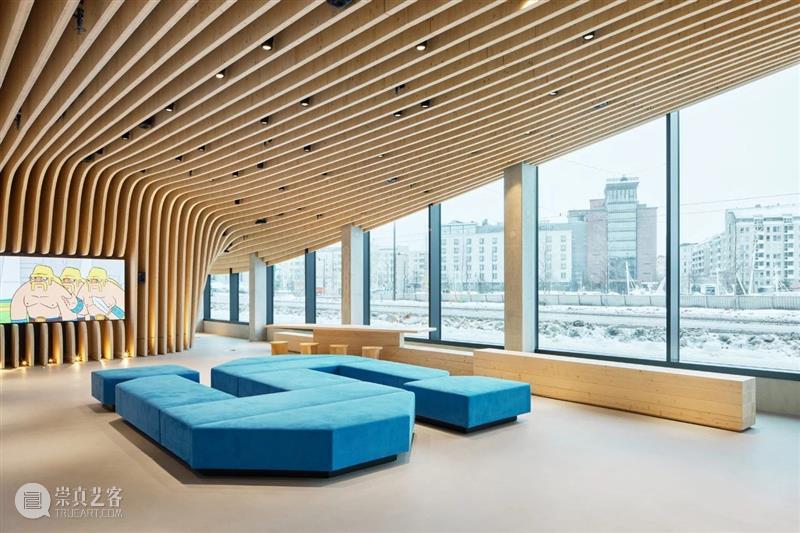 建筑丨芬兰Wood city,「Supercell」的木结构总部大楼 Supercell 芬兰 总部 大楼 city 木结构 建筑 上方 中国 舞台 崇真艺客
