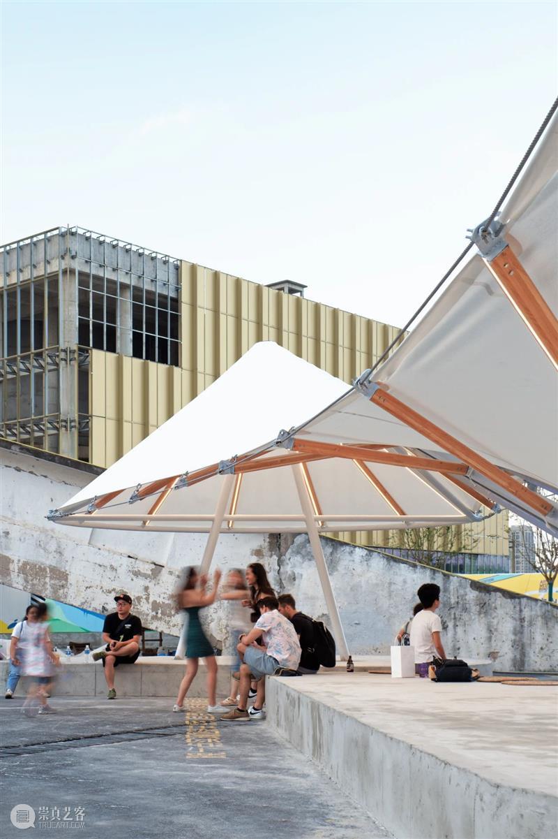 纸鸢亭，上海滨江迎风起飞的‘风筝’ / 同济大学建筑与城市规划学院 纸鸢亭 上海 滨江 同济大学建筑与城市规划学院 风筝 徐汇滨江 西岸 穹顶 艺术 中心 崇真艺客