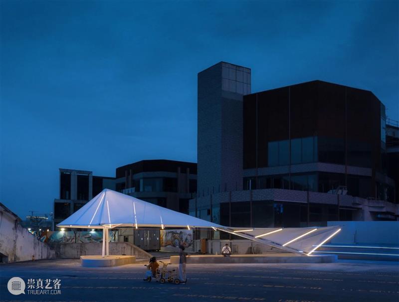 纸鸢亭，上海滨江迎风起飞的‘风筝’ / 同济大学建筑与城市规划学院 纸鸢亭 上海 滨江 同济大学建筑与城市规划学院 风筝 徐汇滨江 西岸 穹顶 艺术 中心 崇真艺客