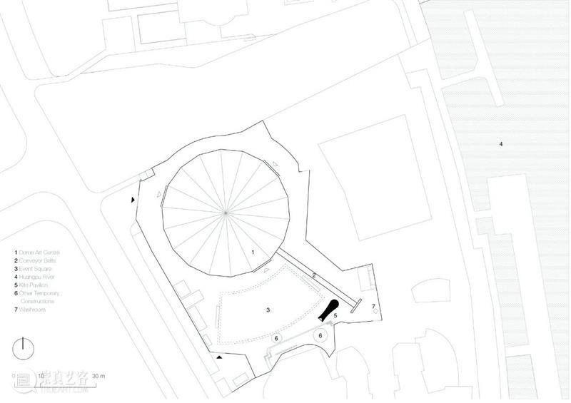 纸鸢亭，上海滨江迎风起飞的‘风筝’ / 同济大学建筑与城市规划学院 纸鸢亭 上海 滨江 同济大学建筑与城市规划学院 风筝 徐汇滨江 西岸 穹顶 艺术 中心 崇真艺客