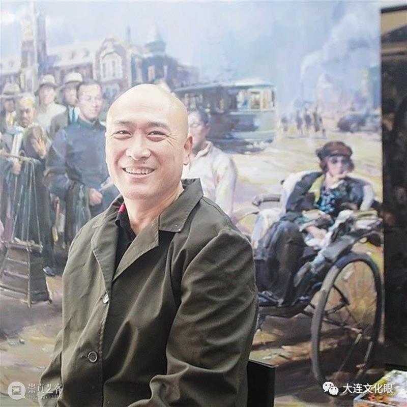【光辉历程 百年圆梦】林则军：用艺术家的理解还原历史 历程 圆梦 历史 艺术家 林则军 编者按 大连市 中国共产党 题材 美术 崇真艺客