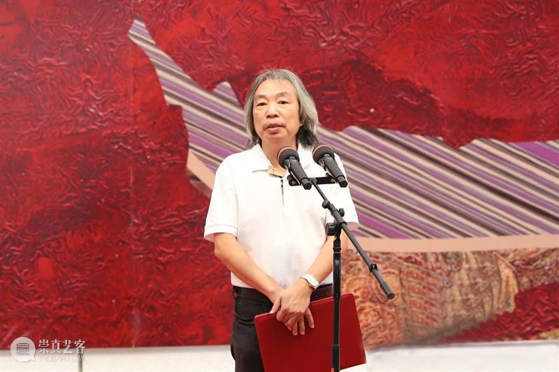大美漆艺，第三届中国（宁波北仑）青年漆画大展开幕，220件作品亮相 中国 宁波 北仑 青年 漆画 大展 漆艺 作品 宁波美术馆 帷幕 崇真艺客