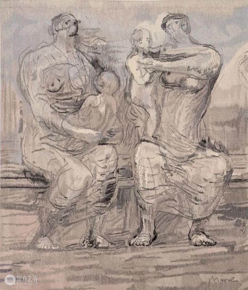 展览预告：亨利·摩尔「挂毯」 亨利·摩尔 挂毯 豪瑟 沃斯 Moore 作品 个展 家族 亚洲 时间 崇真艺客