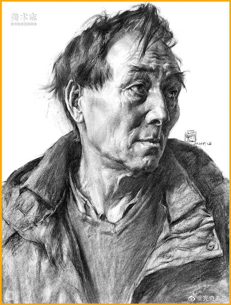 学习【素描头像】，还是得掌握明确的作画步骤和思路 ~ 素描 头像 步骤 思路 同学们 静物 时候 小志 文中 作品 崇真艺客