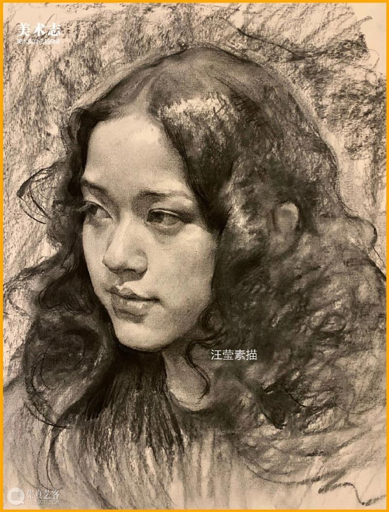 【素描头像】的构图看上去简单，其实里面也有很多知识点可讲哦 ~ 素描 头像 里面 知识点 位置 问题 后期 小志 团队 细节 崇真艺客