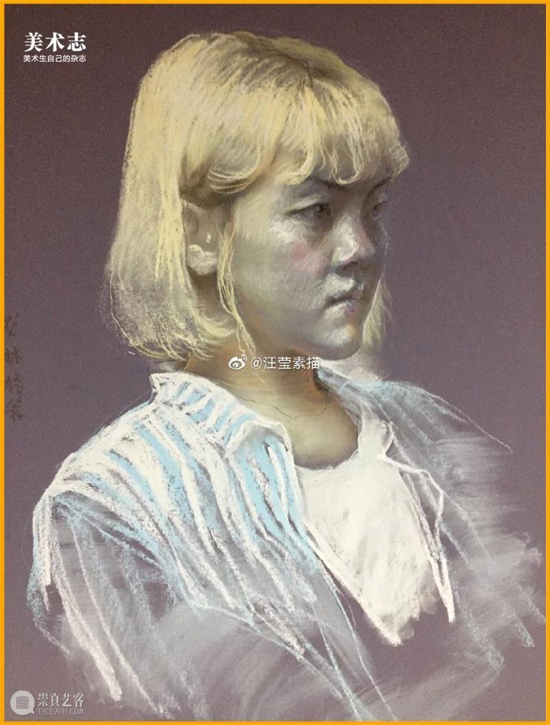 【素描头像】的构图看上去简单，其实里面也有很多知识点可讲哦 ~ 素描 头像 里面 知识点 位置 问题 后期 小志 团队 细节 崇真艺客