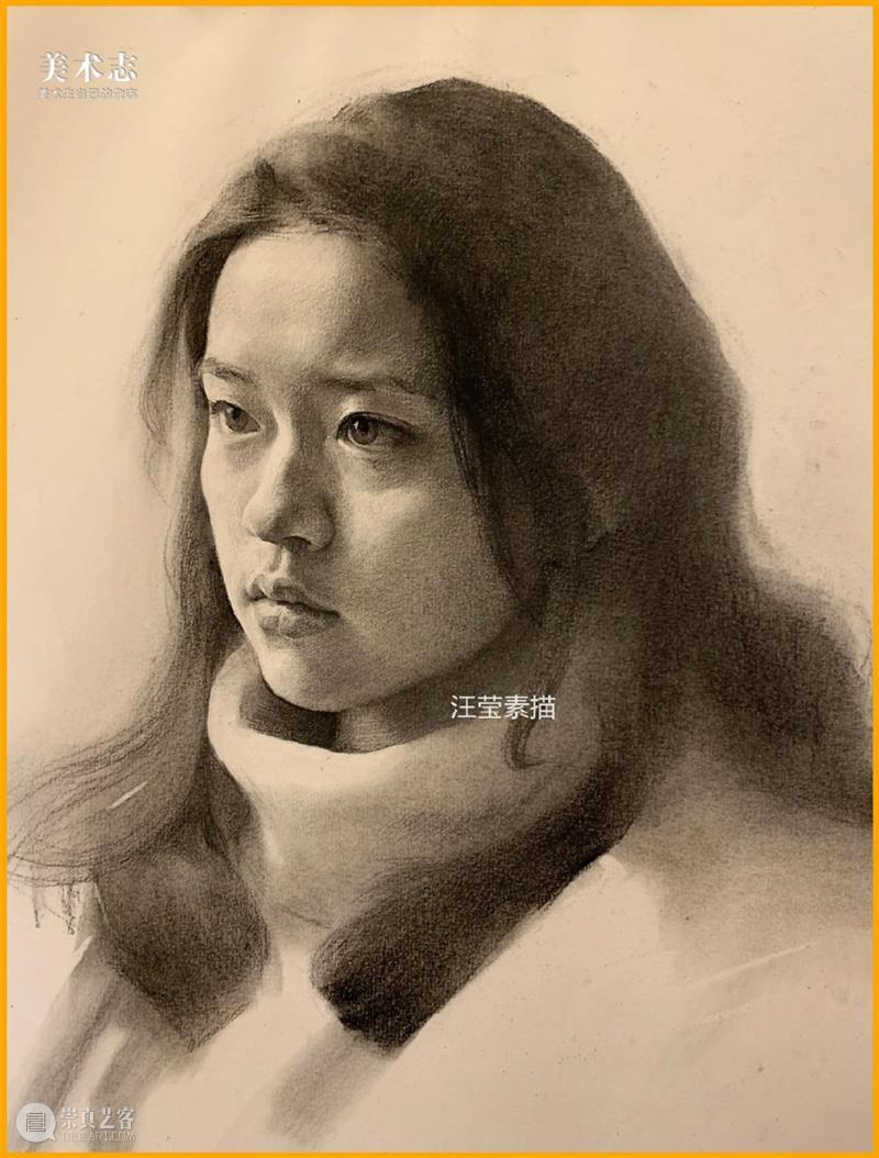 【素描头像】的构图看上去简单，其实里面也有很多知识点可讲哦 ~ 素描 头像 里面 知识点 位置 问题 后期 小志 团队 细节 崇真艺客