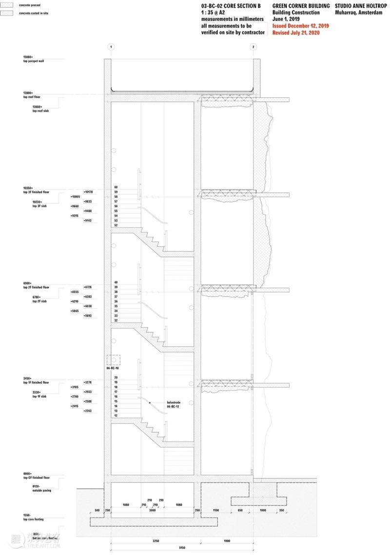 现场沙子筑模，n+1种方式造混凝土建筑 / Studio Anne Holtrop Holtrop 混凝土 建筑 方式 现场 沙子 Anne 大楼 结构 体块 崇真艺客